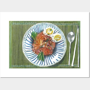 Kimchi Bibim Guksu Posters and Art